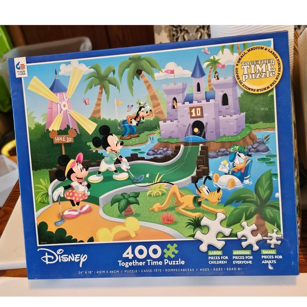 Disney Mickey Mouse Together Time‎ 400 Piece Family Jigsaw Puzzle Ceaco 42343